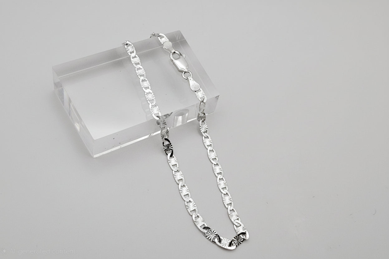 Sterling Silver Valentino Bracelet (7.5”, 2.8 mm)