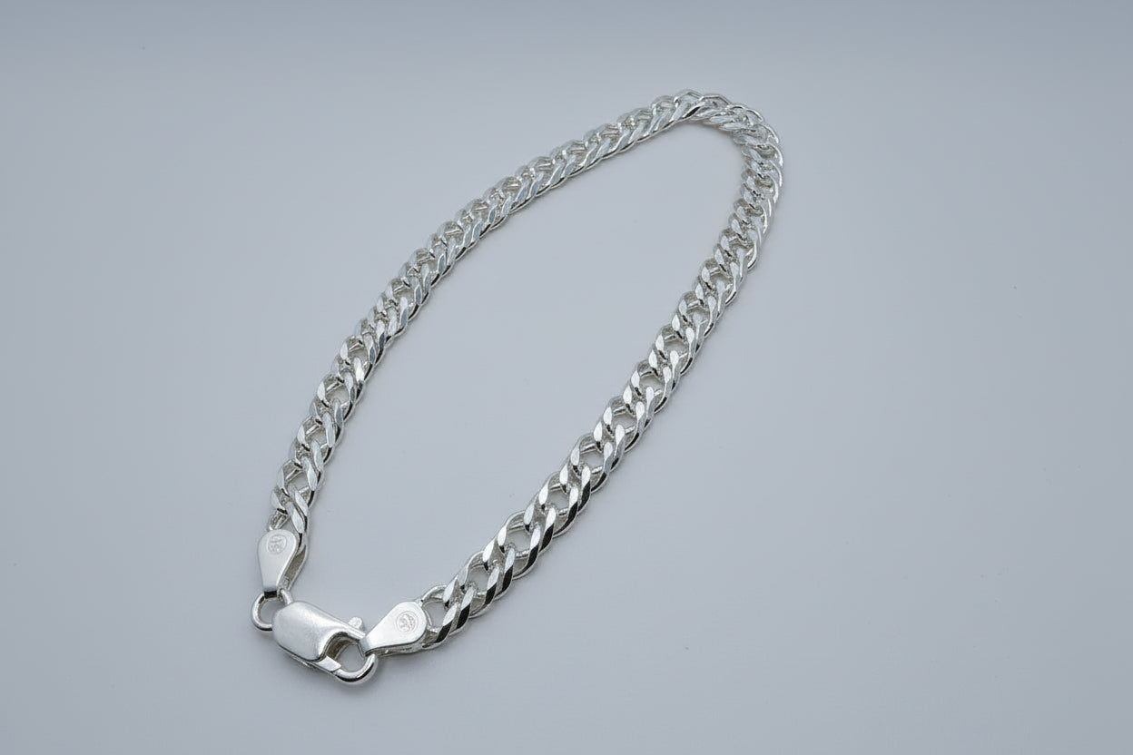 Sterling Silver Cuban Link Bracelet – 8” (5.1 mm)
