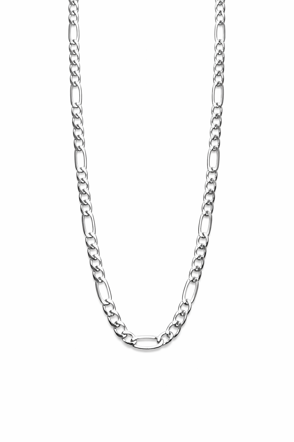 Sterling Silver Figaro Chain  (20”, 5.6 mm)