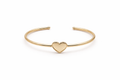 Mancerat Signature Heart Cuff – 18K Gold Filled