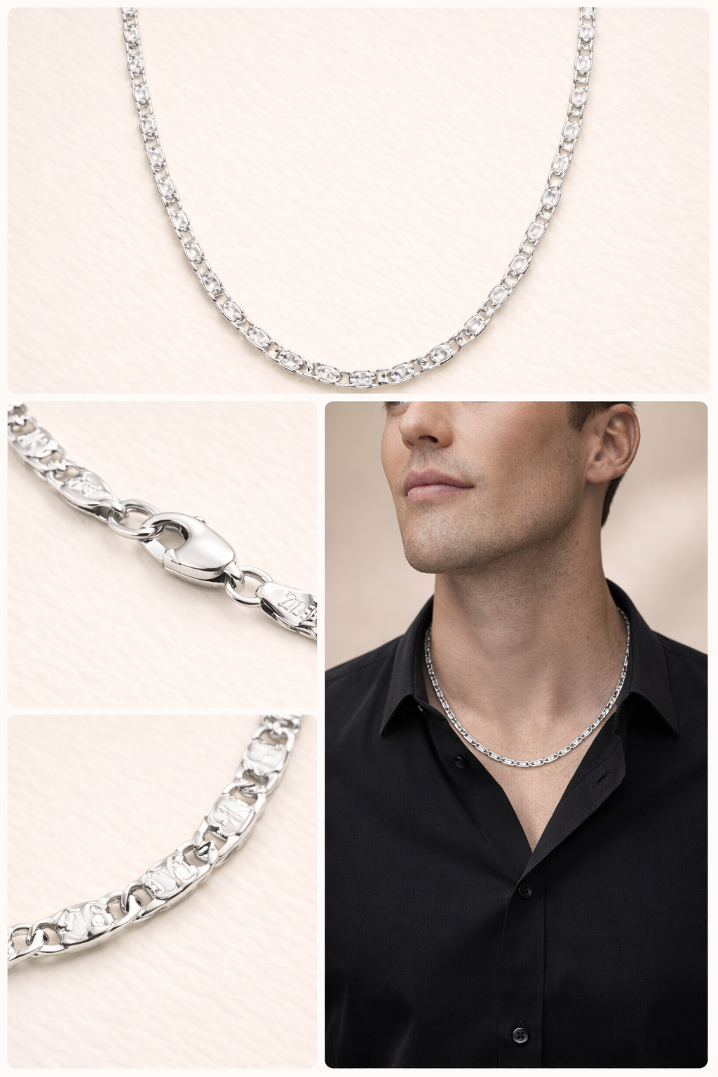 Diamond-Cut Valentino Chain