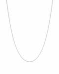 Mancerat Square Snake Chain – Sterling Silver (18”)