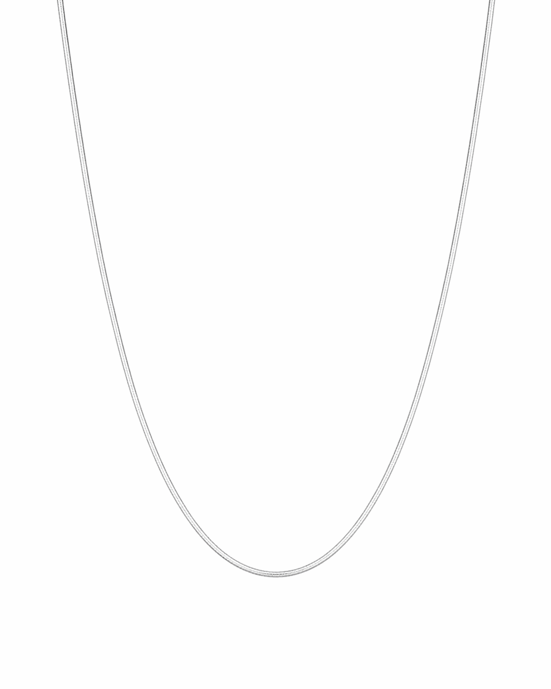 Mancerat Square Snake Chain – Sterling Silver (18”)