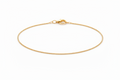 10K Yellow Gold Box Chain Bracelet (6”, 1.1 mm)