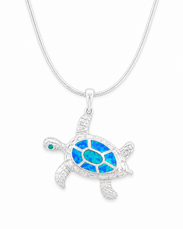 A MOSAIC TURTLE PENDANT