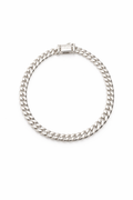 Sterling Silver Refined Curb Chain Bracelet – (4.2mm, 8-Inch)