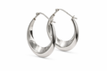 Sterling Silver Hoop Earrings (33 mm)