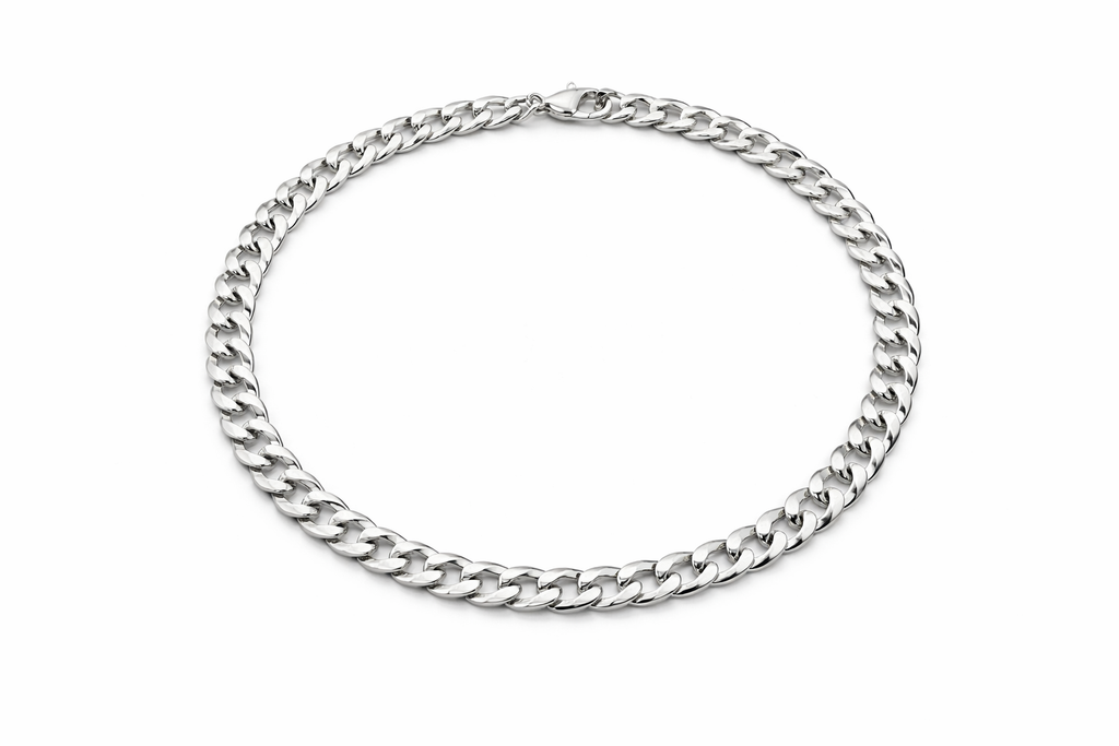 Sterling Silver Curb Chain Bracelet – 8” (5.1 mm)
