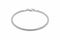 Sterling Silver Foxtail Bracelet (7.5”, 2.2 mm)