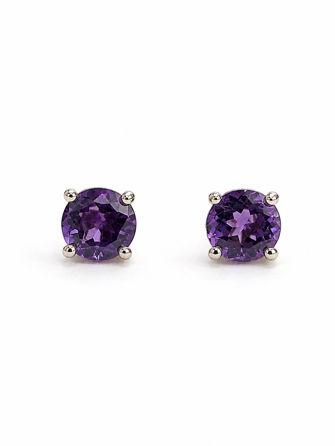 Essential CZ Stud Earrings – Sterling Silver (4mm)